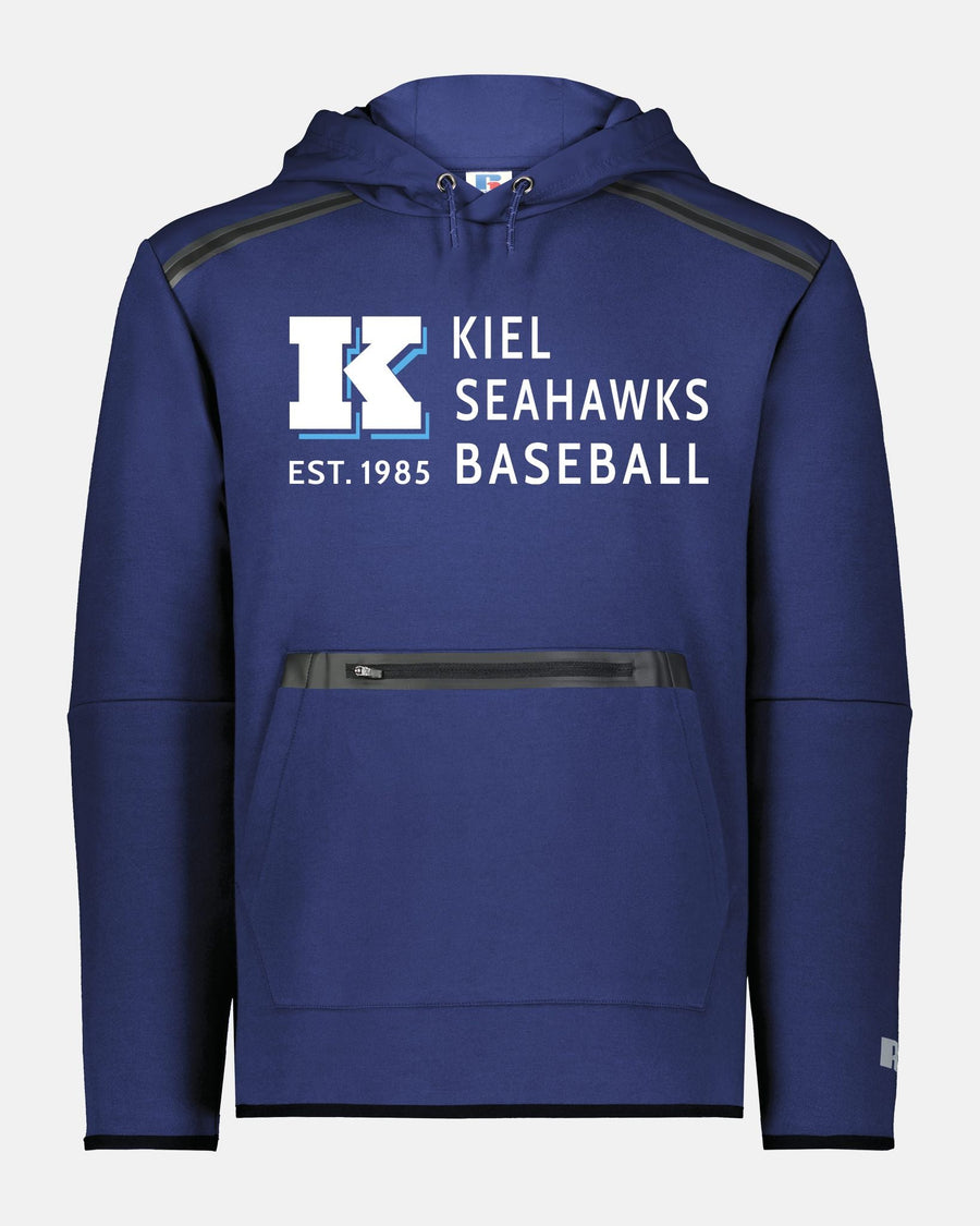 Russell Legend Long Sleeve Tech Fleece Hoodie "Kiel Seahawks", City, navy blau