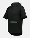 Russell Legend Short Sleeve Tech Fleece Hoodie, schwarz