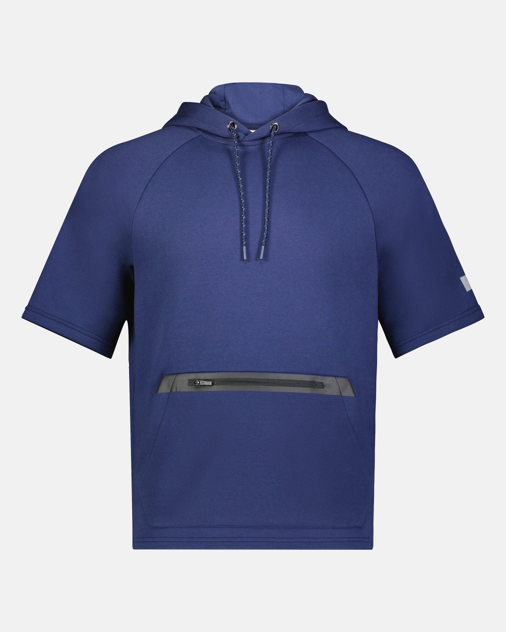 Russell Legend Short Sleeve Tech Fleece Hoodie, navy blau