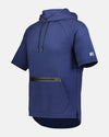 Russell Legend Short Sleeve Tech Fleece Hoodie, navy blau