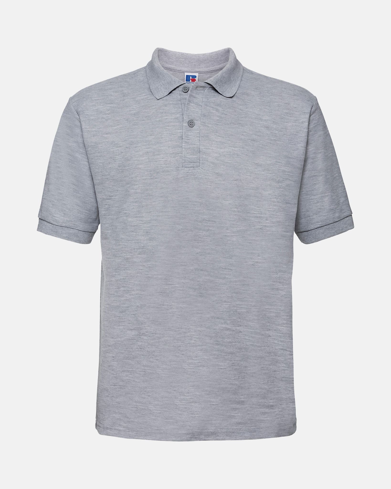 Russell Polo-Shirt, heather grau-DIAMOND PRIDE