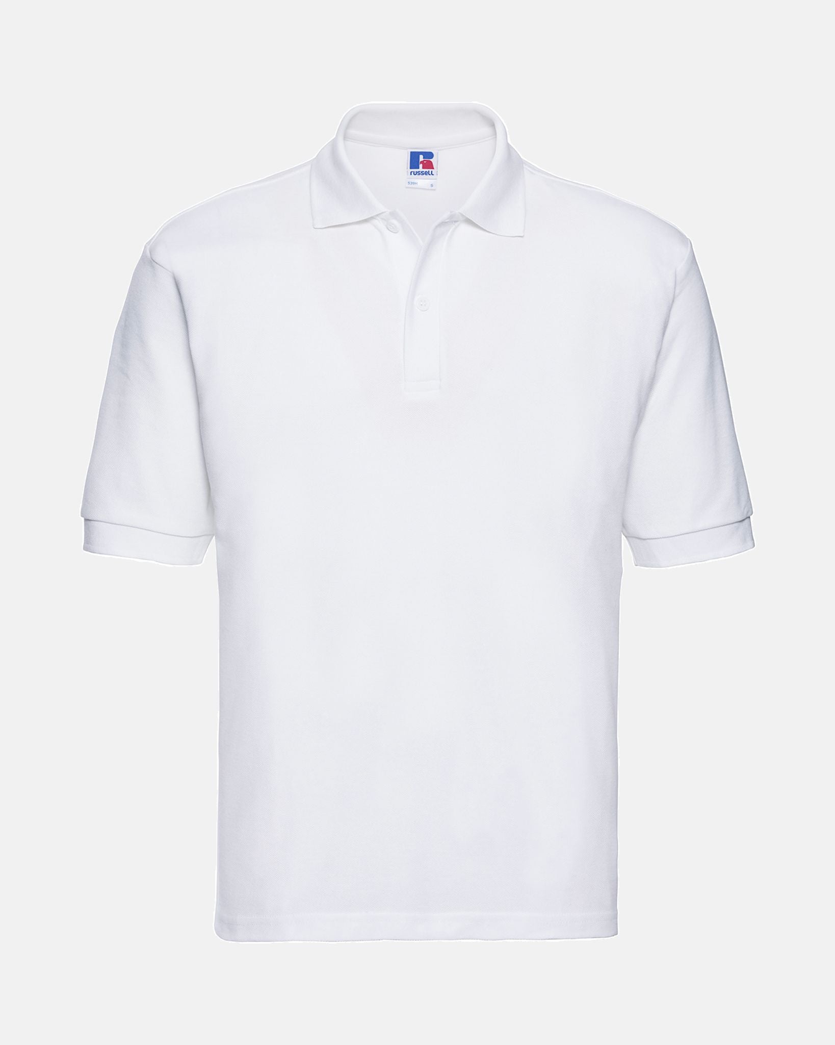 Russell Polo-Shirt, weiss-DIAMOND PRIDE