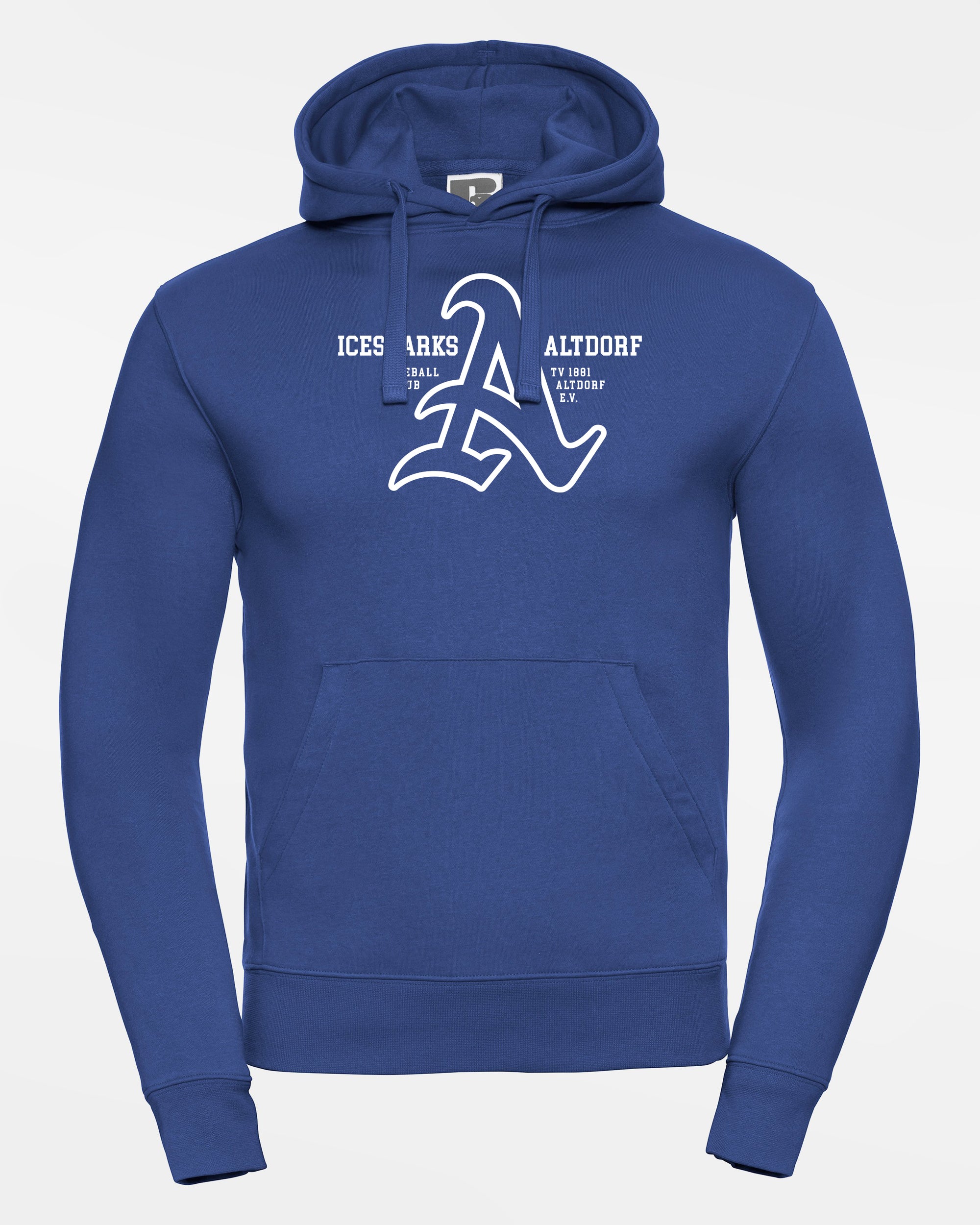 Russell Premium Heavy Hoodie "Altdorf Icesharks", City, royal blau-DIAMOND PRIDE