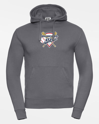 Russell Premium Heavy Hoodie "Braunschweig 89ers", Primary Logo, dunkelgrau-DIAMOND PRIDE