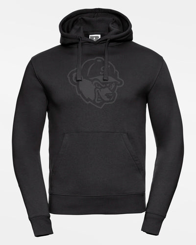 Russell Premium Heavy Hoodie "Freising Grizzlies", All-Black Bear, schwarz-DIAMOND PRIDE