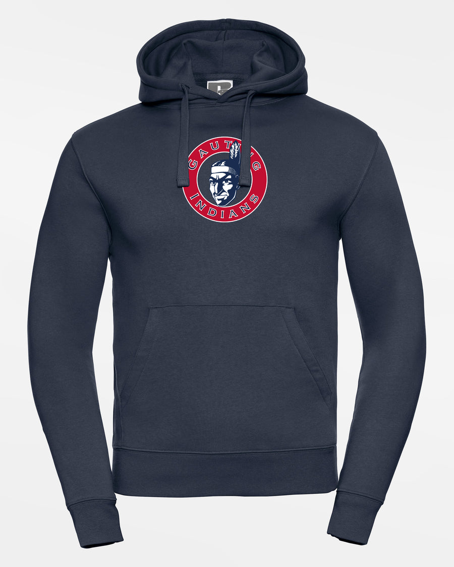 Russell Premium Heavy Hoodie "Gauting Indians", Crest RED, navy blau-DIAMOND PRIDE
