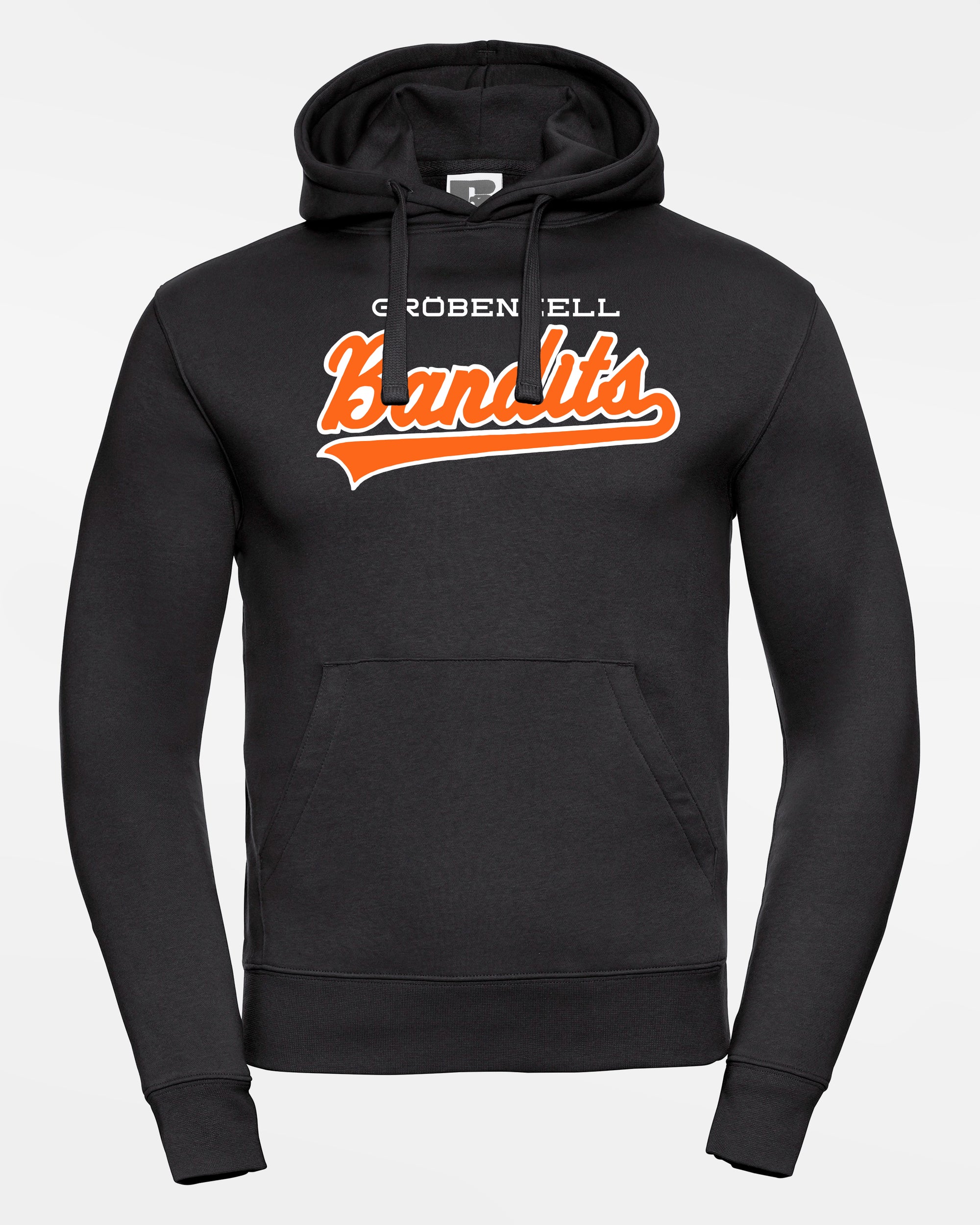 Russell Premium Heavy Hoodie "Gröbenzell Bandits", City, schwarz-DIAMOND PRIDE