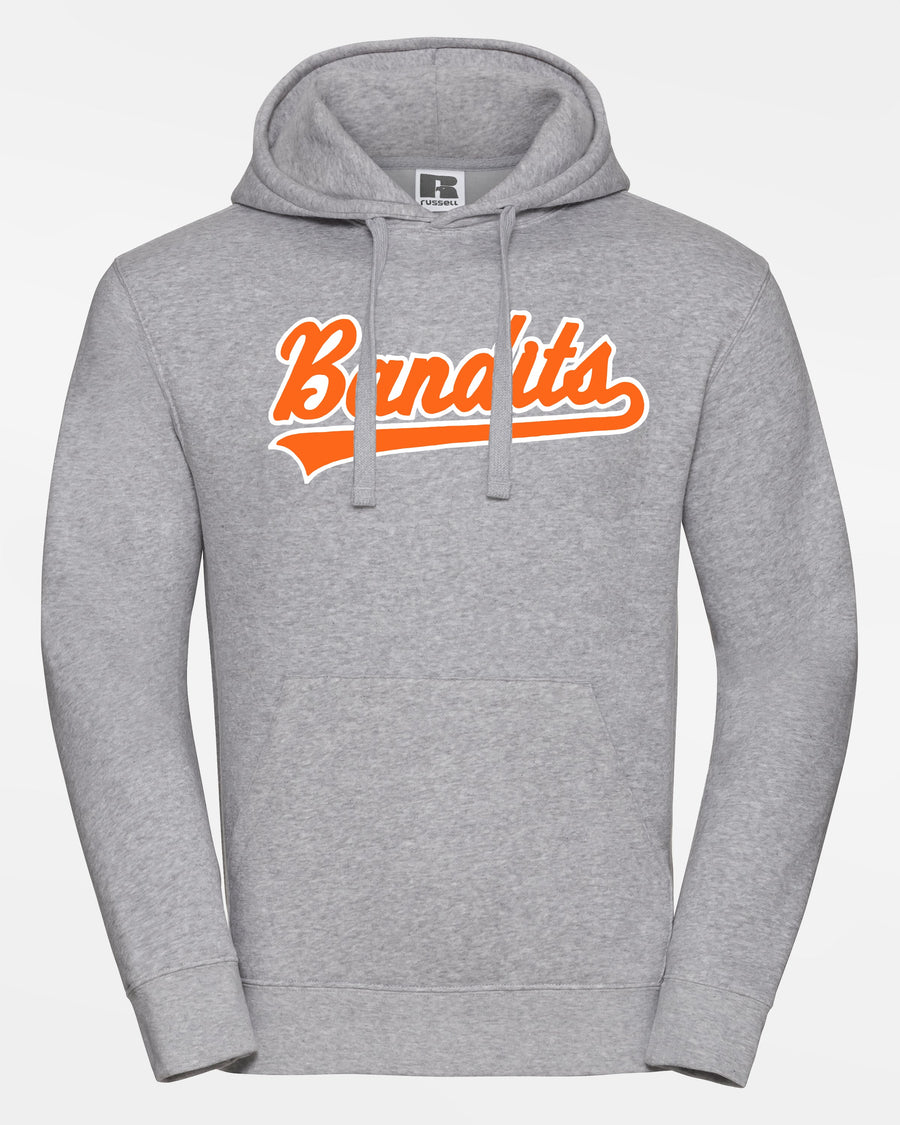 Russell Premium Heavy Hoodie "Gröbenzell Bandits", Script, heather grau-DIAMOND PRIDE