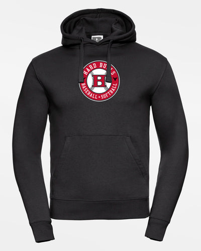 Russell Premium Heavy Hoodie "Hard Bulls", Crest, schwarz-DIAMOND PRIDE