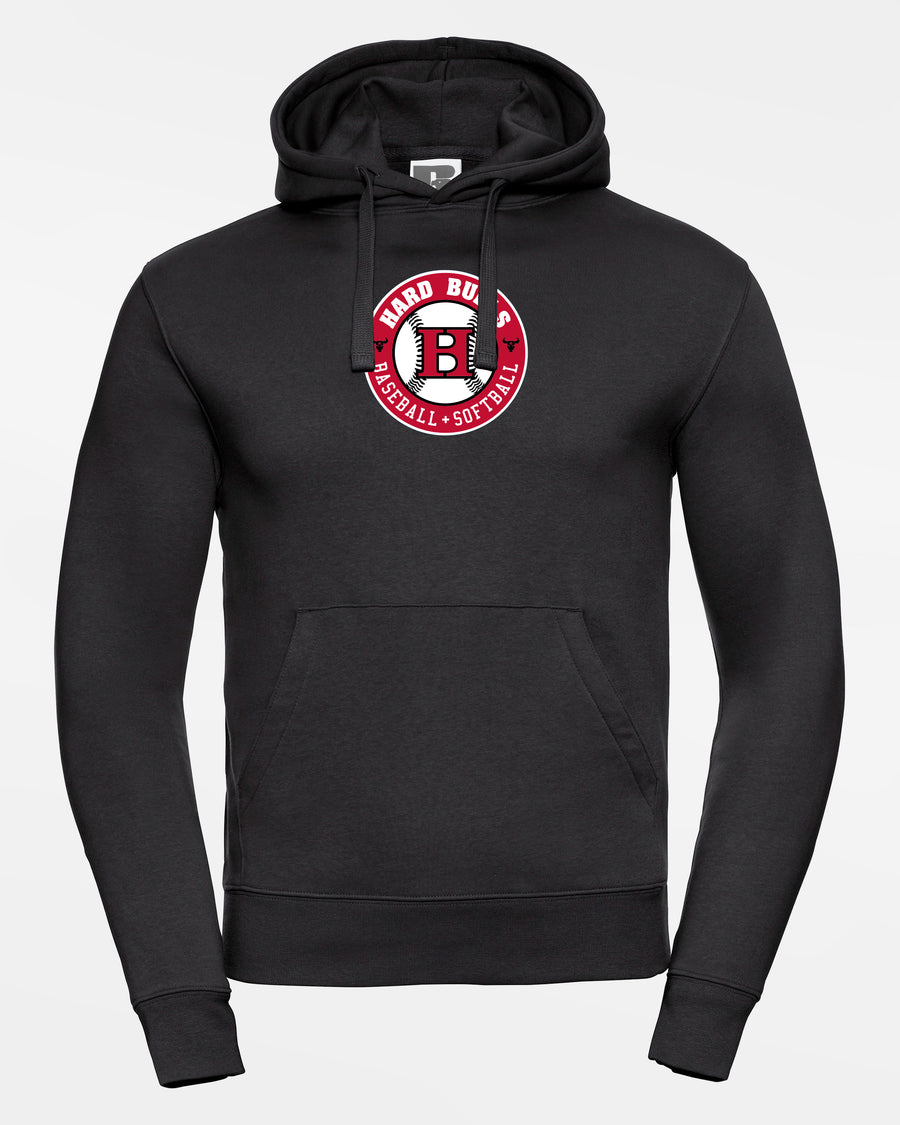 Russell Premium Heavy Hoodie "Hard Bulls", Crest, schwarz-DIAMOND PRIDE