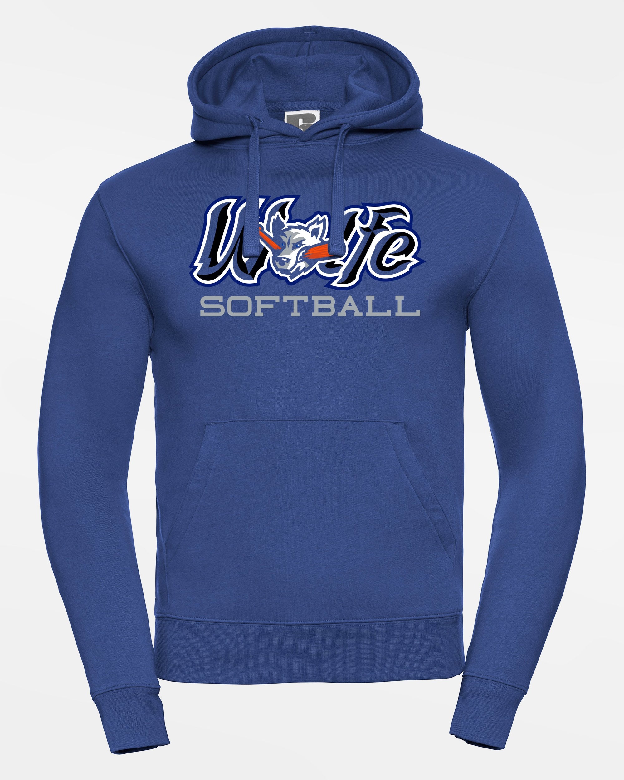 Russell Premium Heavy Hoodie "Laufer Wölfe", Softball, royal blau-DIAMOND PRIDE