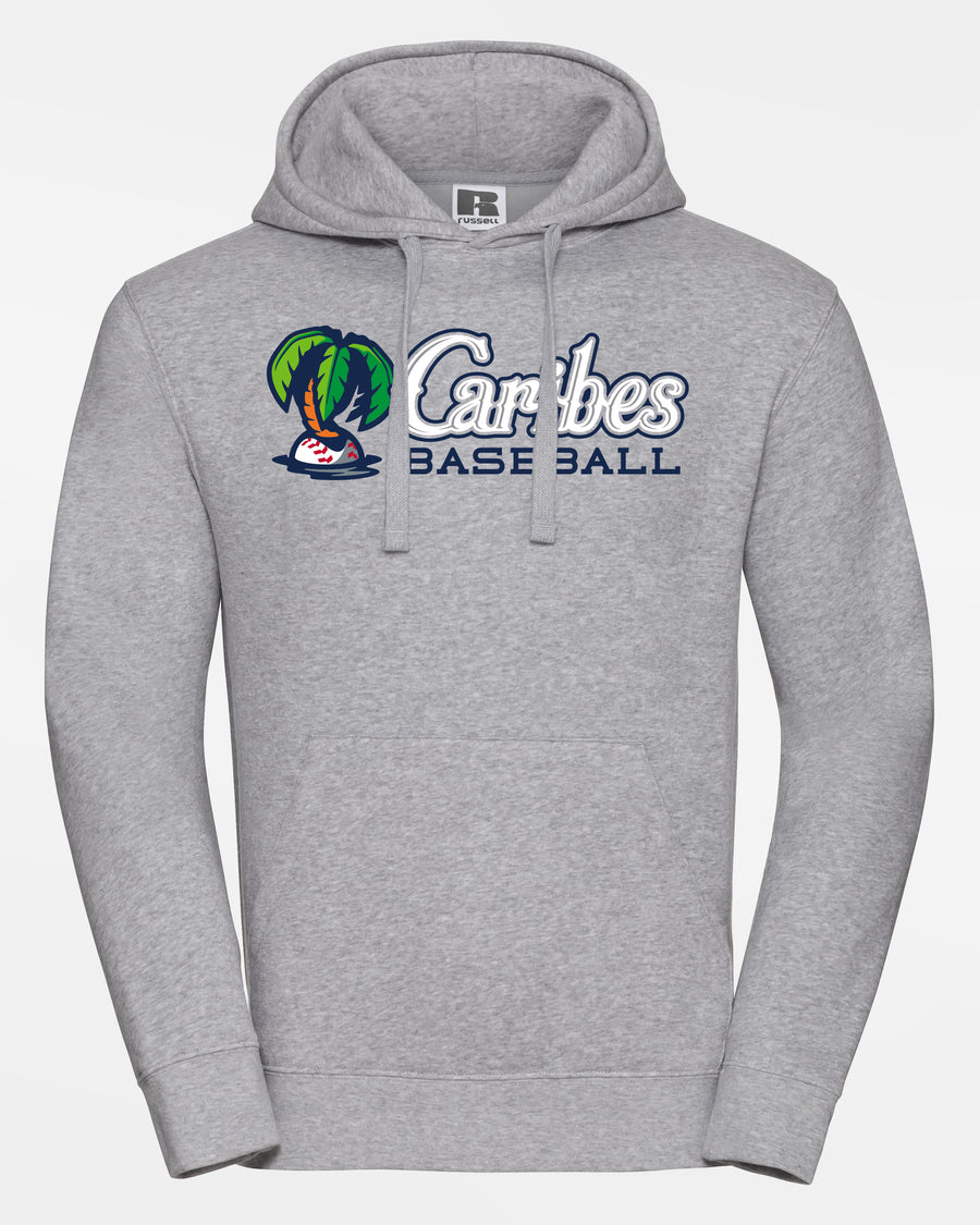 Russell Premium Heavy Hoodie "Munich Caribes", Baseball, heather grau-DIAMOND PRIDE