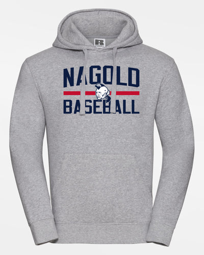 Russell Premium Heavy Hoodie "Nagold Mohawks", Baseball, heather grau-DIAMOND PRIDE