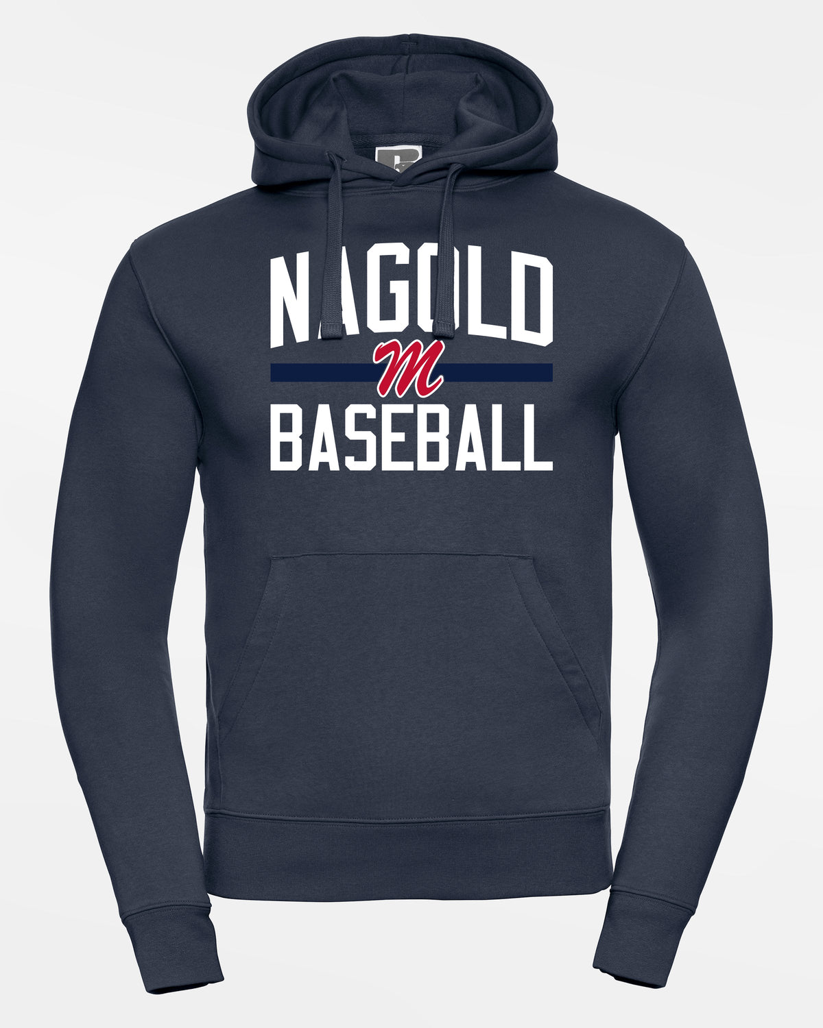 Russell Premium Heavy Hoodie "Nagold Mohawks", Baseball, navy blau