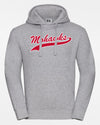 Russell Premium Heavy Hoodie "Nagold Mohawks", Script, heather grau-DIAMOND PRIDE