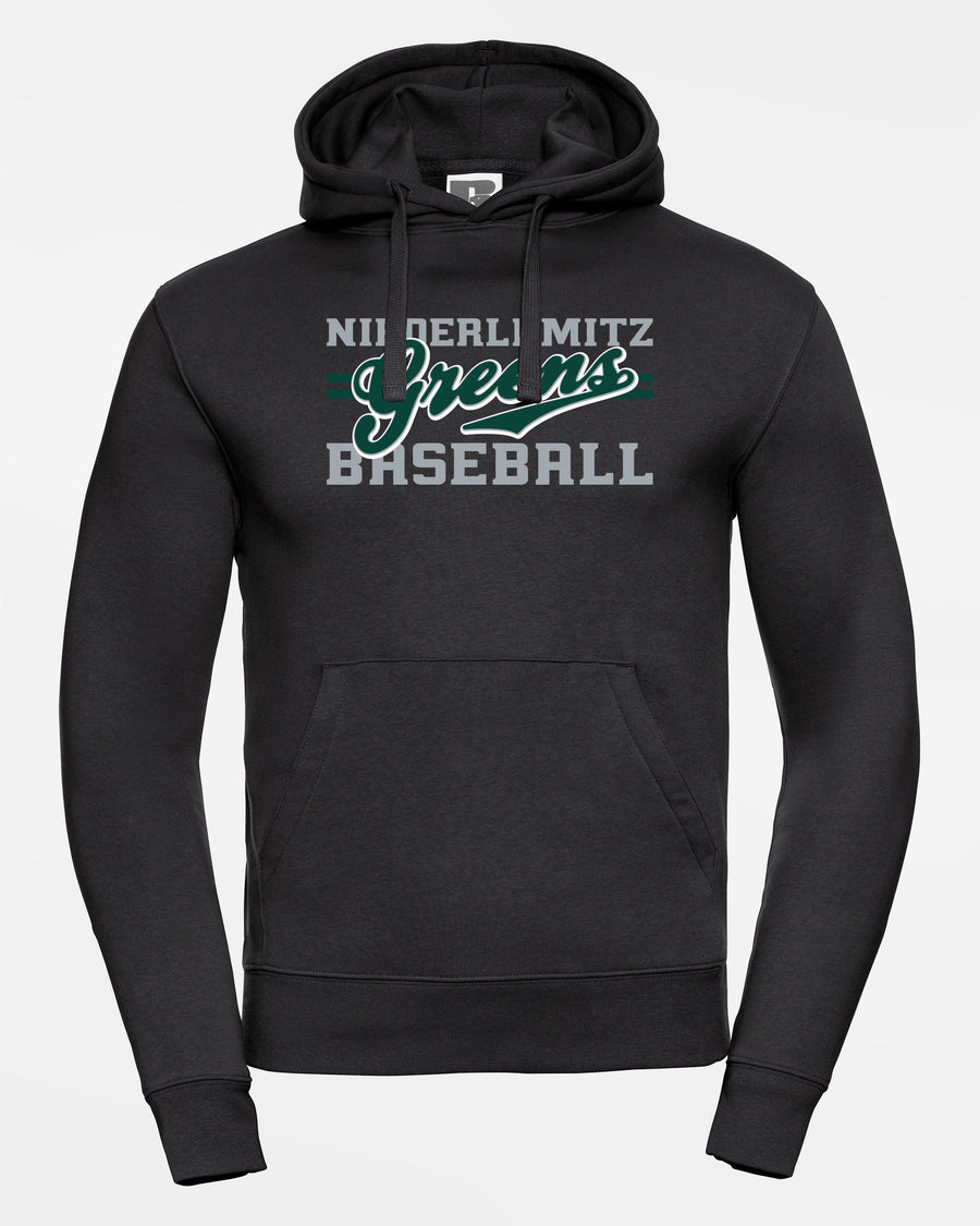 Russell Premium Heavy Hoodie "Niederlamitz Greens", Primary Logo, schwarz-DIAMOND PRIDE