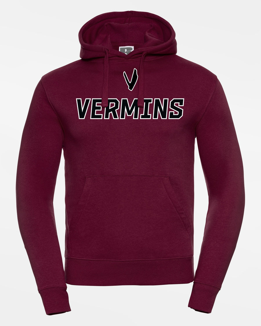 Russell Premium Heavy Hoodie "Wesseling Vermins", V & Vermins, maroon rot-DIAMOND PRIDE