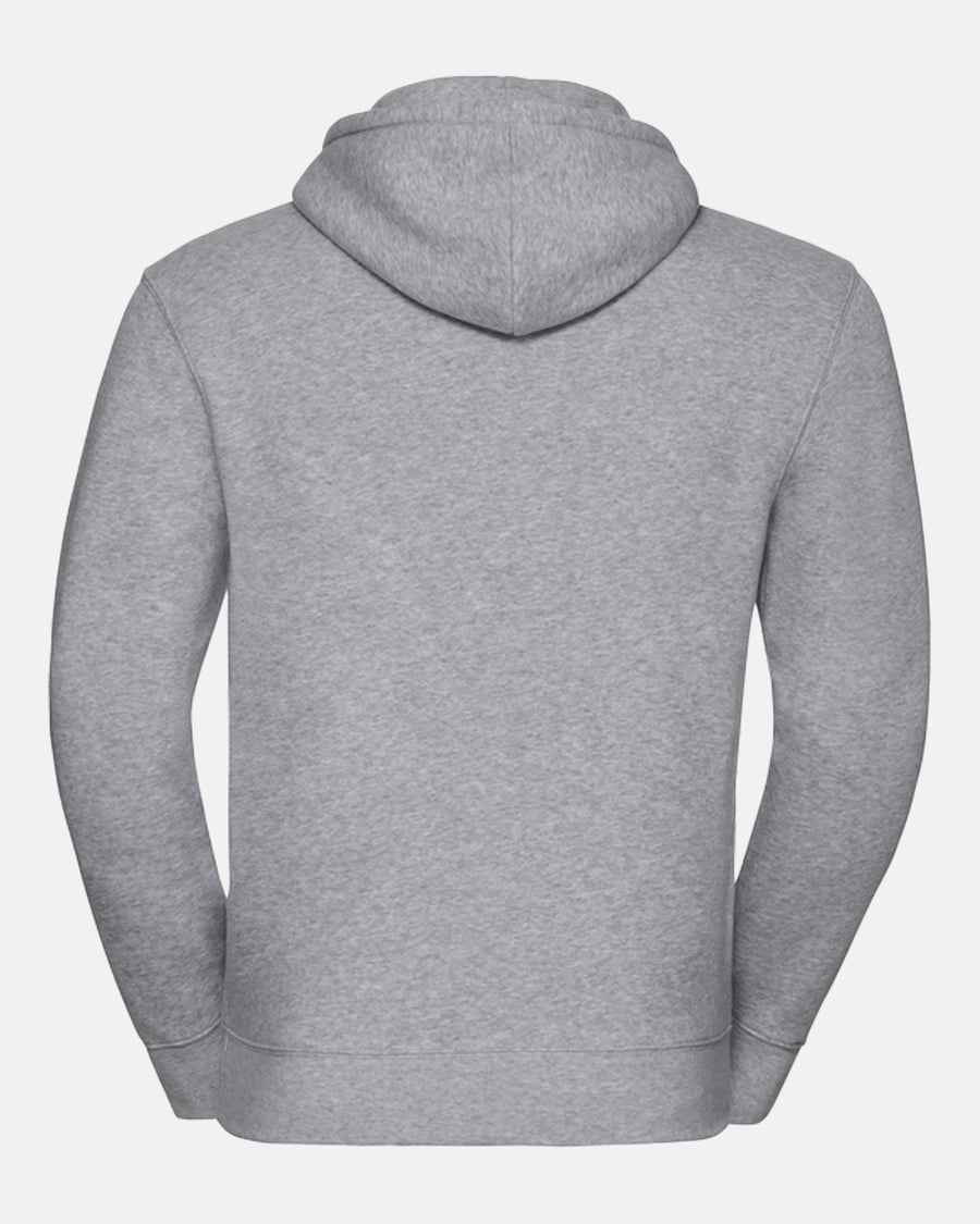 Russell Premium Heavy Hoodie "Hard Bulls", heather grau-DIAMOND PRIDE