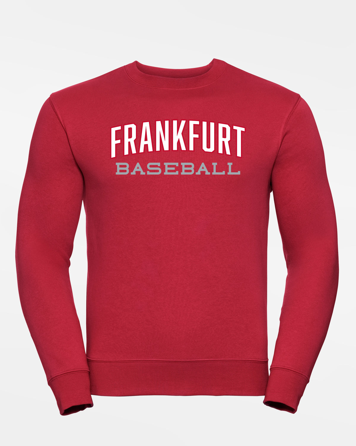 Russell Premium Heavy Sweater "Frankfurt Eagles", Baseball, rot
