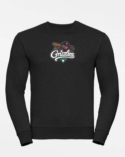 Russell Premium Heavy Sweater "Freising Grizzlies", Bear & Grizzlies, schwarz-DIAMOND PRIDE