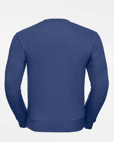 Russell Premium Heavy Sweater "Laufer Wölfe", NVY Script, royal blau-DIAMOND PRIDE