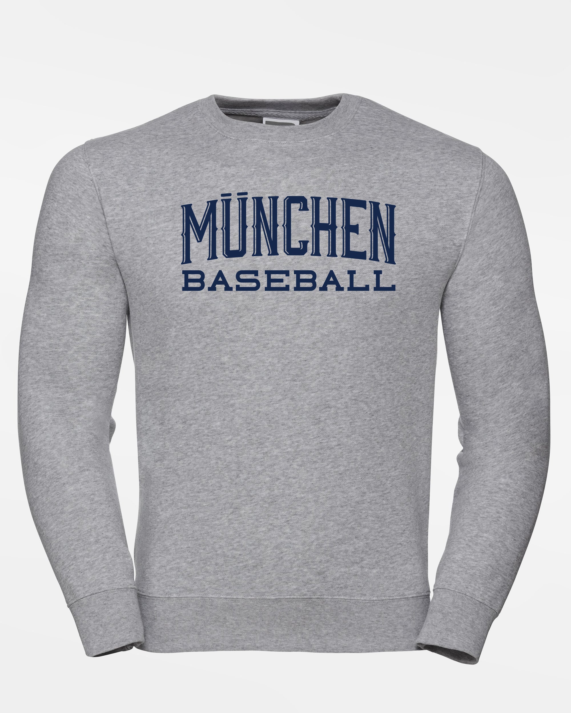 Russell Premium Heavy Sweater "Munich Caribes", City, heather grau-DIAMOND PRIDE