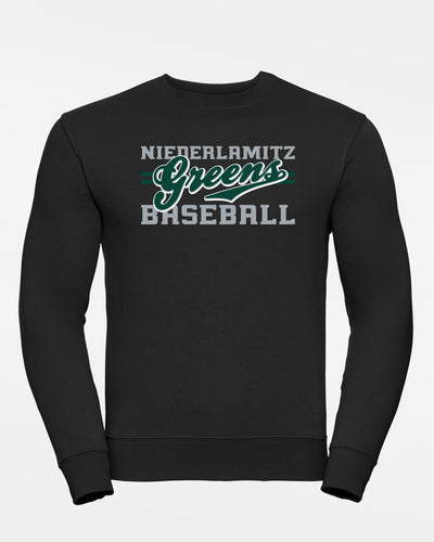 Russell Premium Heavy Sweater "Niederlamitz Greens", Primary Logo, schwarz-DIAMOND PRIDE