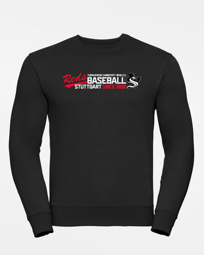 Russell Premium Heavy Sweater, "Stuttgart Reds", Baseball, schwarz-DIAMOND PRIDE