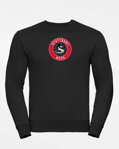 Russell Premium Heavy Sweater, "Stuttgart Reds“, Crest, schwarz-DIAMOND PRIDE