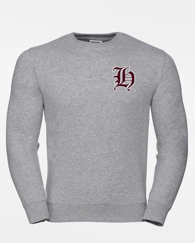 Russell Premium Heavy Sweater "Tübingen Hawks", H, heather grau-DIAMOND PRIDE