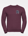 Russell Premium Heavy Sweater "Tübingen Hawks", H, maroon-rot-DIAMOND PRIDE