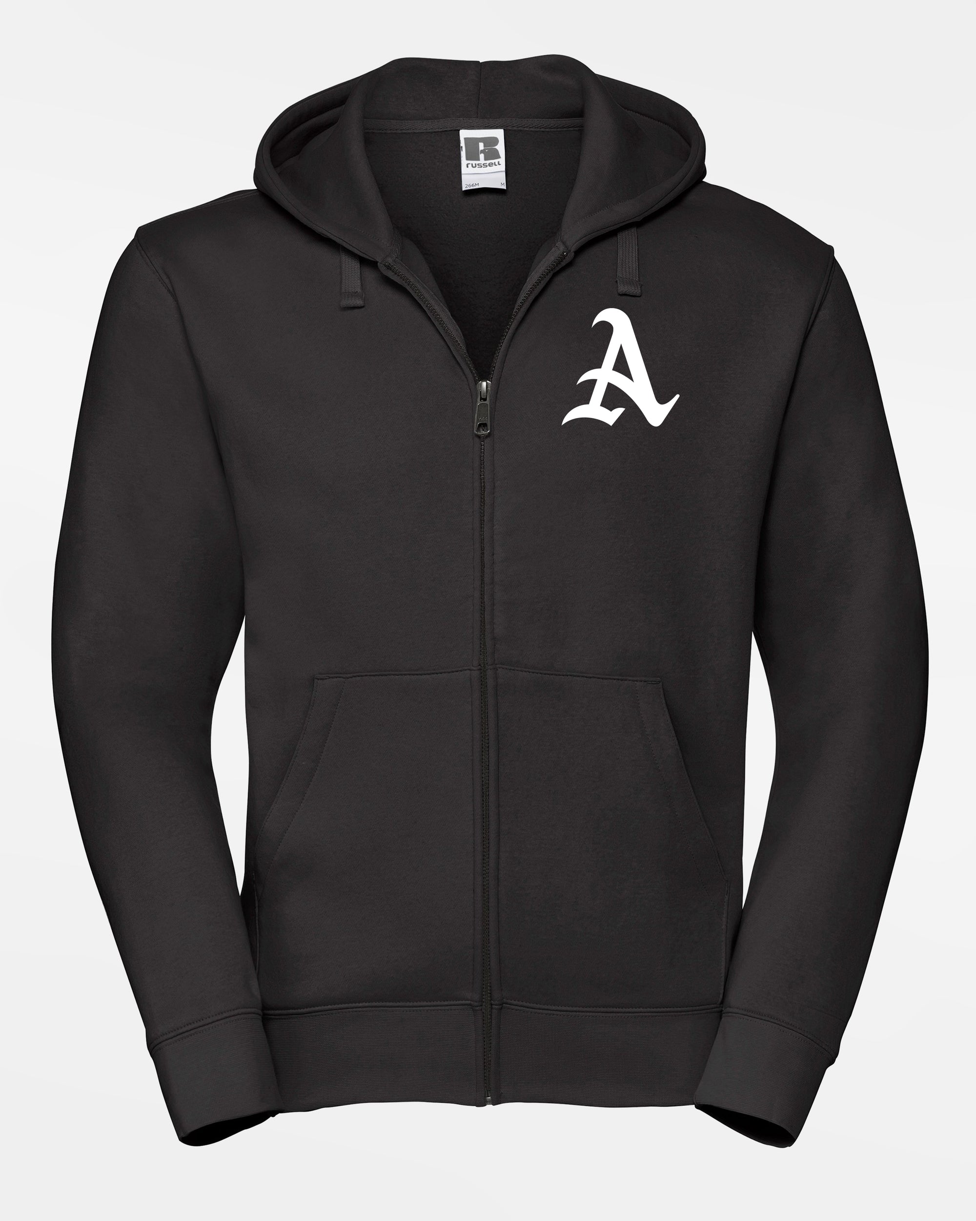 Russell Premium Heavy Zip-Hoodie "Altdorf Icesharks", A, schwarz-DIAMOND PRIDE