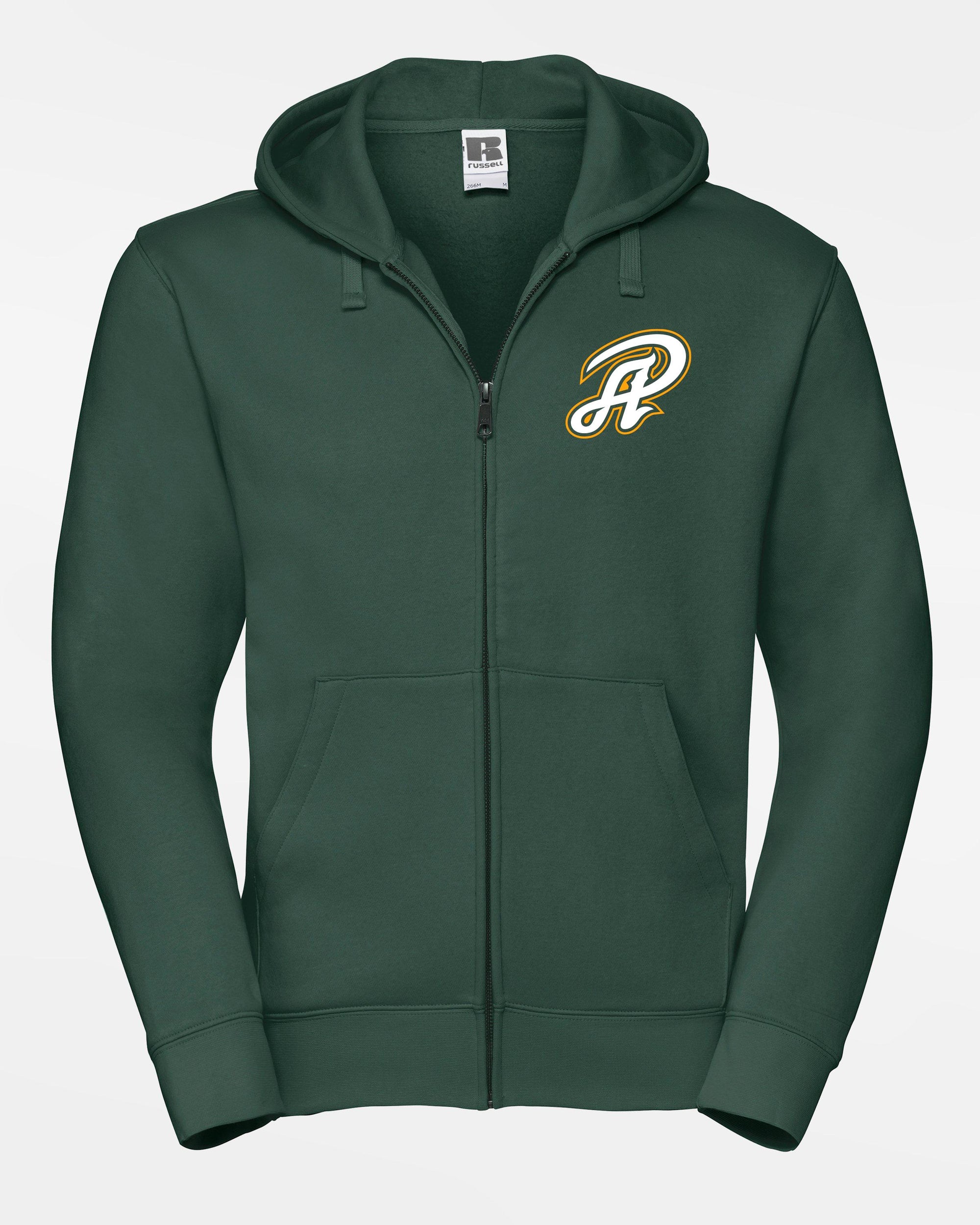 Russell Premium Heavy Zip-Hoodie "Attnang Athletics", A, dunkelgrün-DIAMOND PRIDE