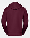 Russell Premium Heavy Zip-Hoodie, "Berlin Flamingos", Crest Baseball, burgundy-DIAMOND PRIDE