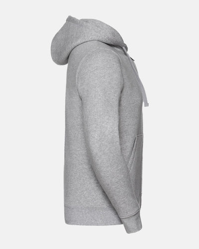 Russell Premium Heavy Zip-Hoodie "Gröbenzell Bandits", heather grau-DIAMOND PRIDE
