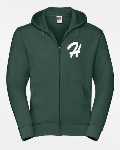 Russell Premium Heavy Zip-Hoodie "Herrenberg Wanderers", H, dunkelgrün-DIAMOND PRIDE