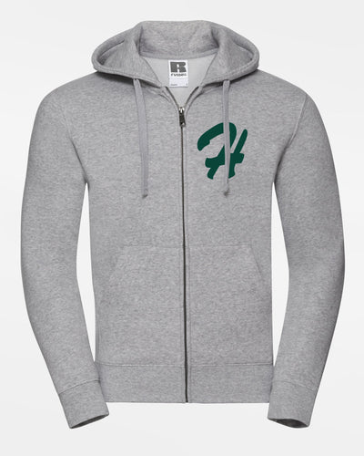 Russell Premium Heavy Zip-Hoodie "Herrenberg Wanderers", H, heather grau-DIAMOND PRIDE