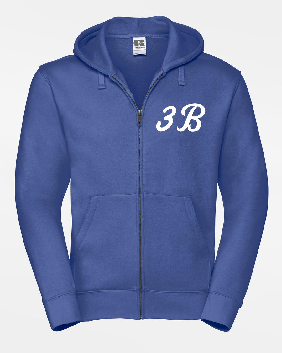 Russell Premium Heavy Zip-Hoodie "Hülben 3B", Script, royal blau-DIAMOND PRIDE