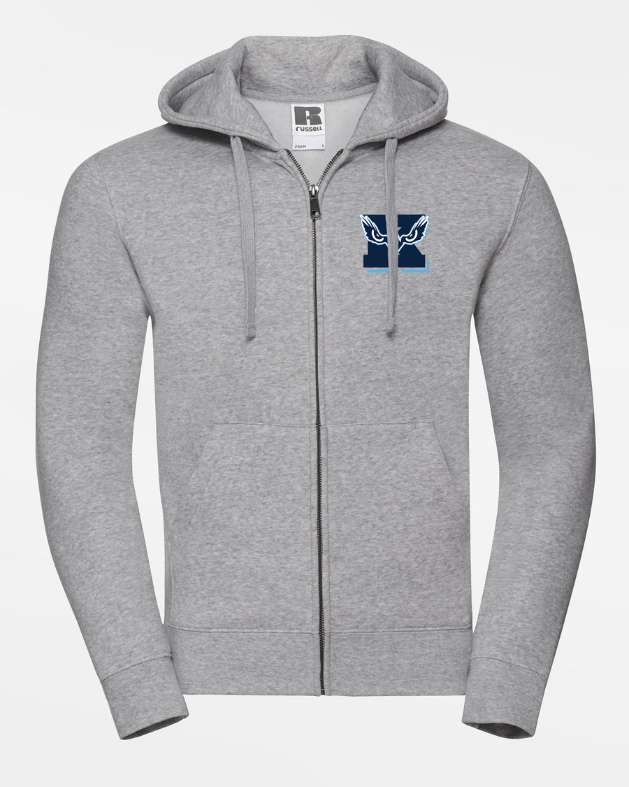 Russell Premium Heavy Zip-Hoodie "Kiel Seahawks", K & Eyes, heather grau-DIAMOND PRIDE