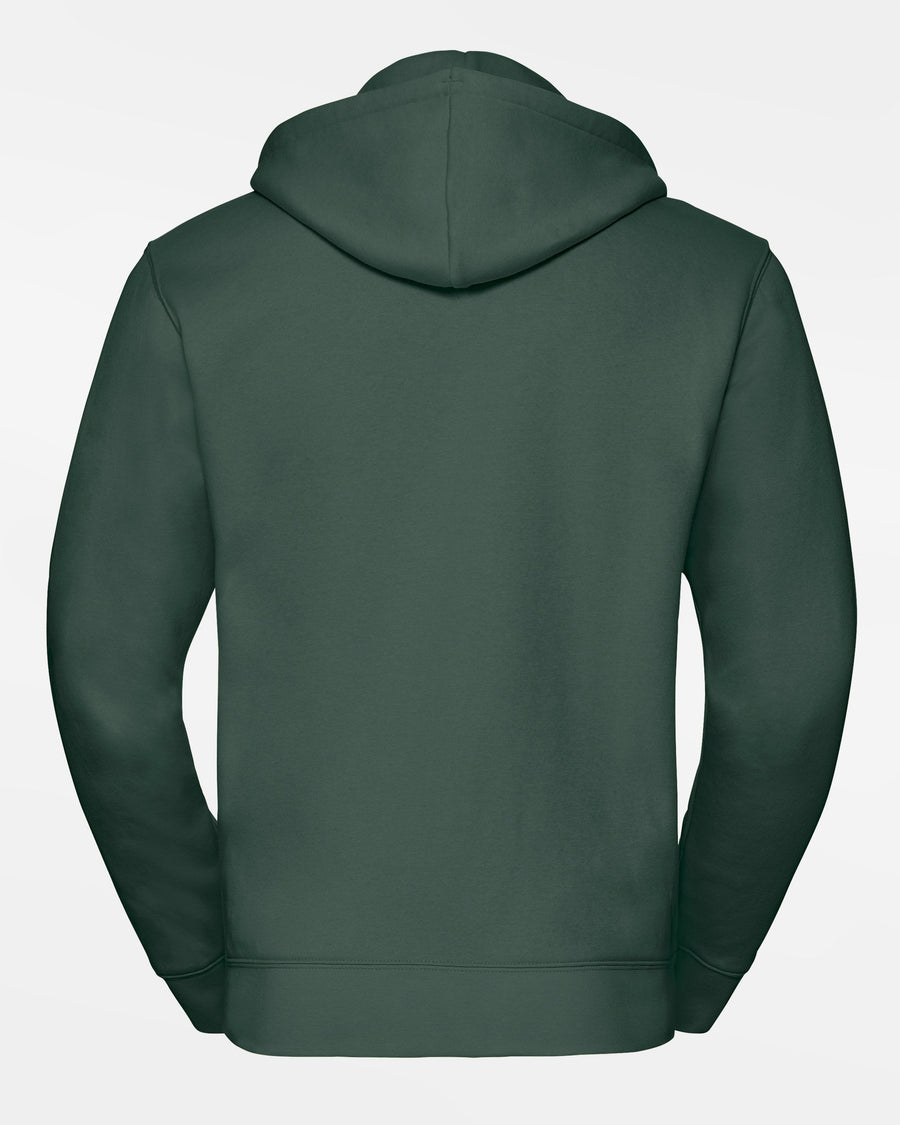 Russell Premium Heavy Zip-Hoodie "Niederlamitz Greens", Crest, dunkelgrün-DIAMOND PRIDE