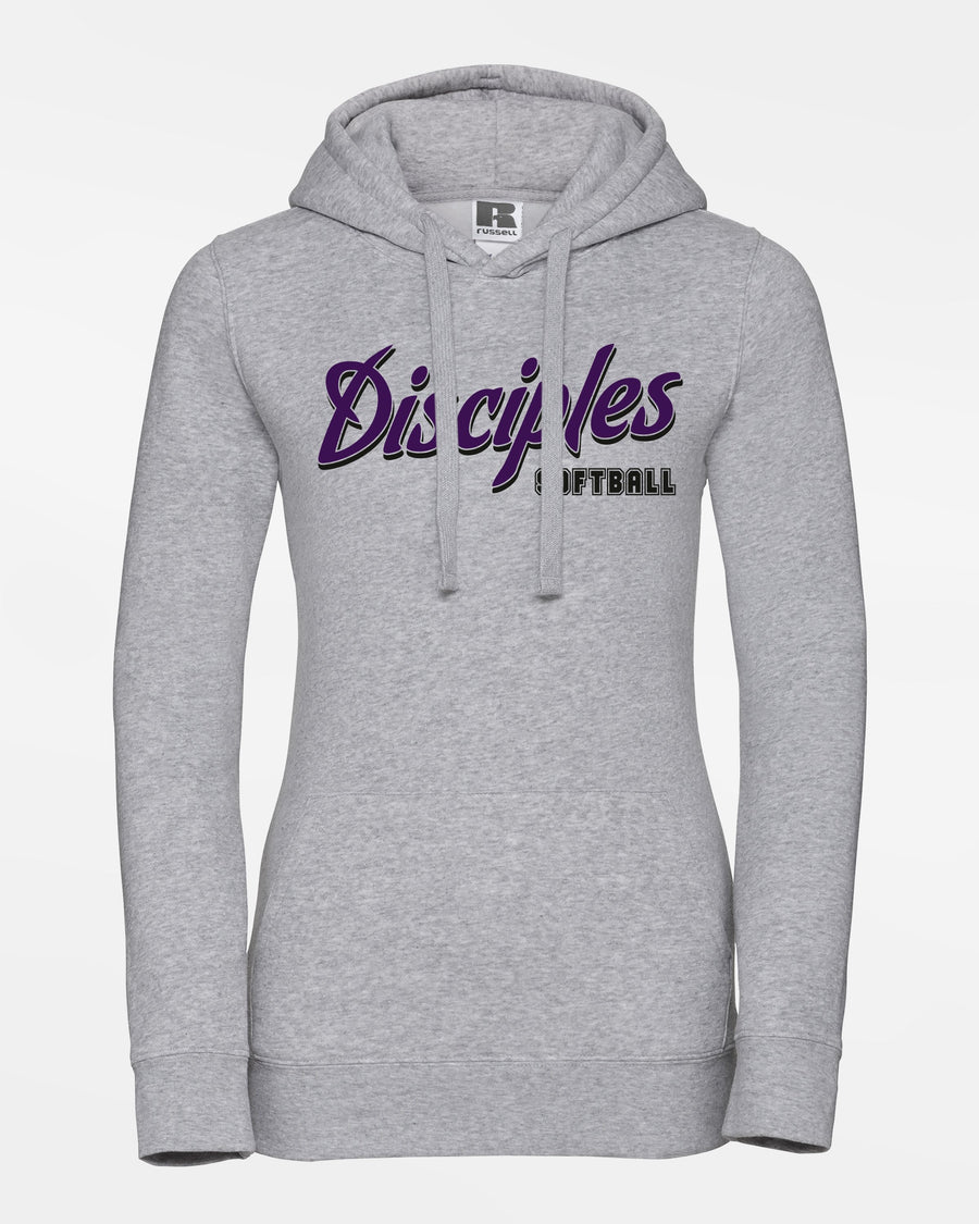 Russell Premium Ladies Heavy Hoodie "Munich-Haar Disciples", Disciples Softball, heather grau-DIAMOND PRIDE