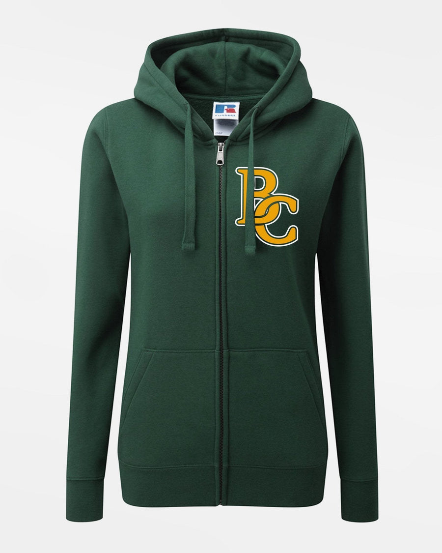 Russell Premium Ladies Heavy Zip-Hoodie "Bonn Capitals", BC, dunkelgrün-DIAMOND PRIDE