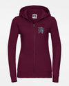 Russell Premium Ladies Heavy Zip-Hoodie "Tübingen Hawks", H, maroon rot-DIAMOND PRIDE