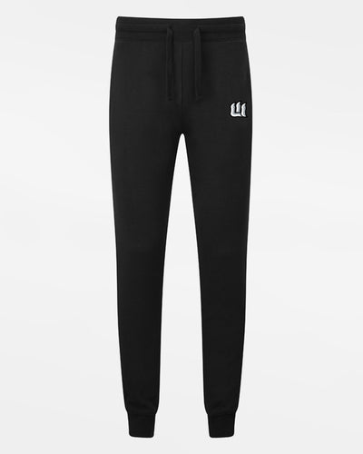 Russell Premium Sweatpants mit Seitentaschen "Laufer Wölfe", W, schwarz-DIAMOND PRIDE
