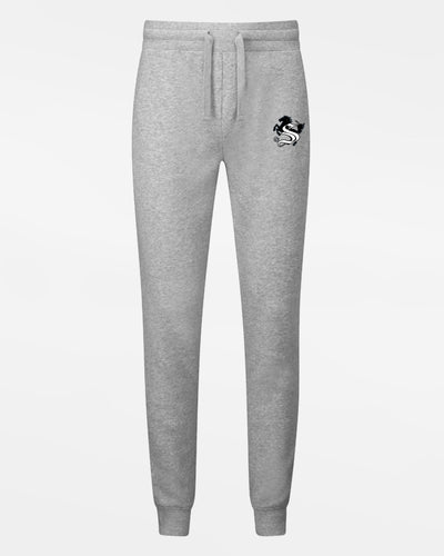 Russell Premium Sweatpants mit Seitentaschen, "Stuttgart Reds“, heather grau-DIAMOND PRIDE
