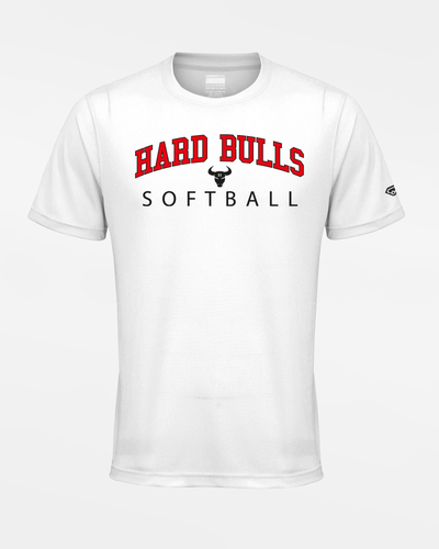 Diamond Pride Basic Functional T-Shirt "Hard Bulls", City Softball, weiss