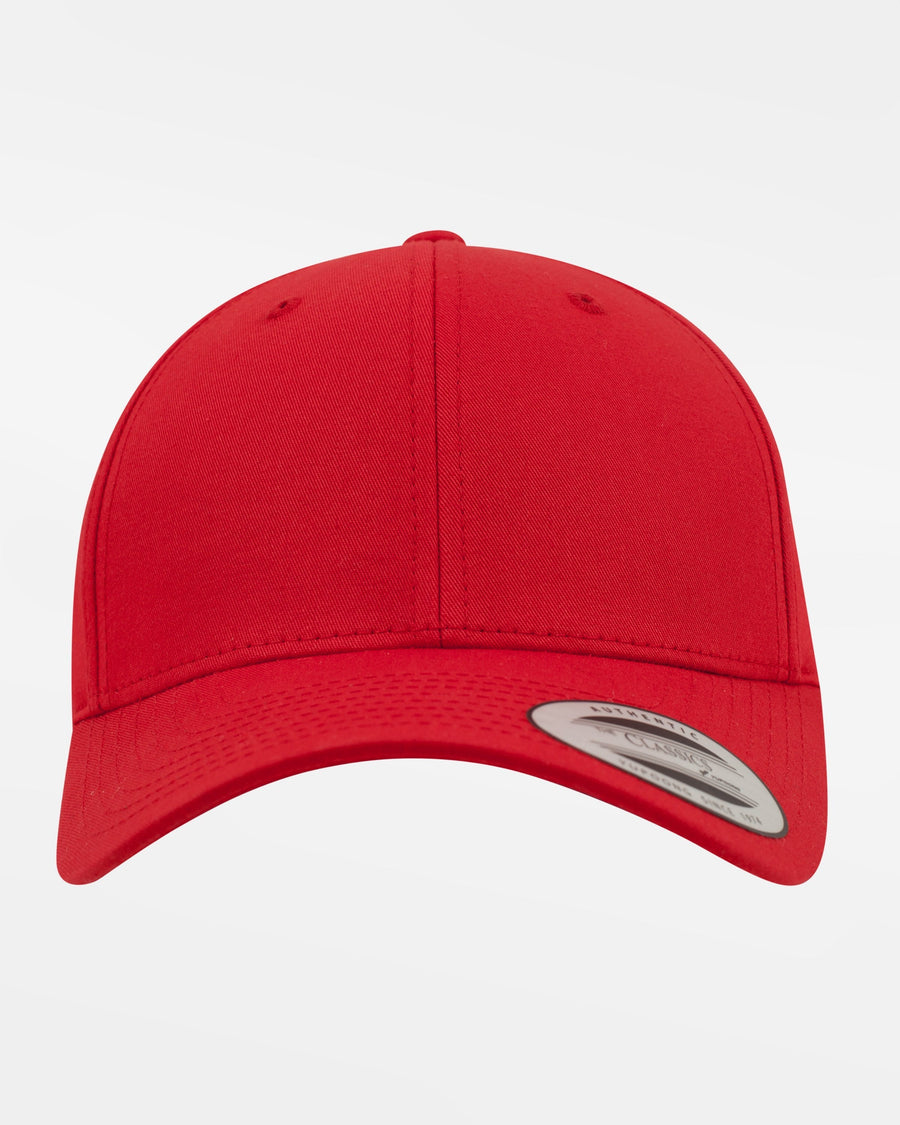 Yupoong Flexfit Curved Classic Snapback Cap, rot-DIAMOND PRIDE