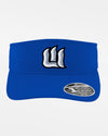 Yupoong Flexfit Functional Visor "Laufer Wölfe", W, royal blau-DIAMOND PRIDE