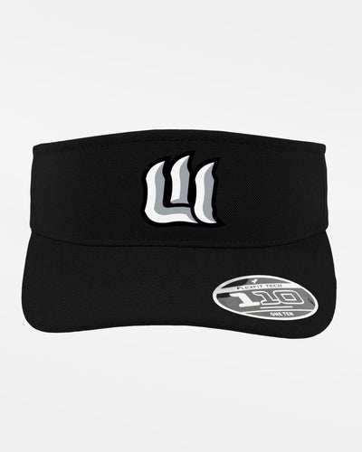 Yupoong Flexfit Functional Visor "Laufer Wölfe", W, schwarz-DIAMOND PRIDE