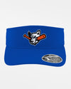 Yupoong Flexfit Functional Visor "Laufer Wölfe", Wolf, royal blau-DIAMOND PRIDE